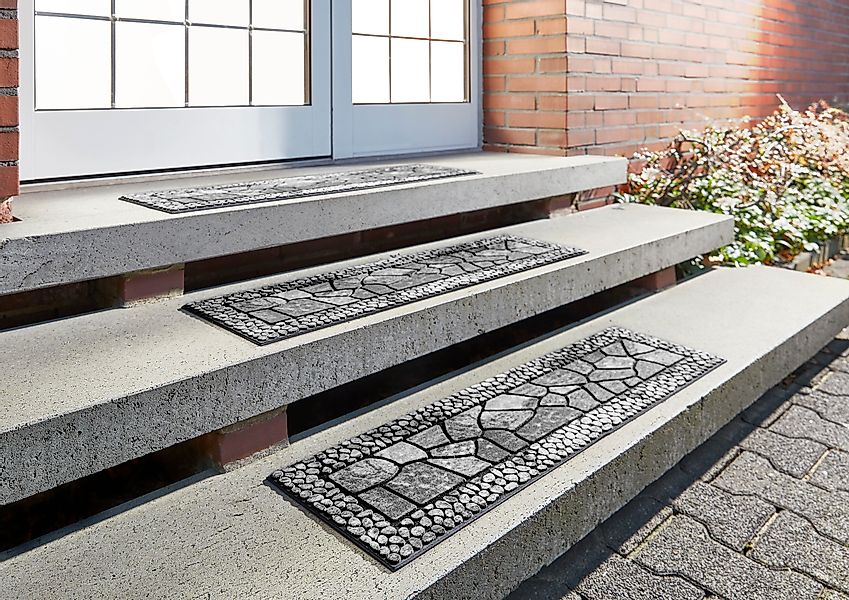 Andiamo Stufenmatte »Outdoor, 2er Set«, rechteckig, 6 mm Höhe, Outdoor-Stuf günstig online kaufen