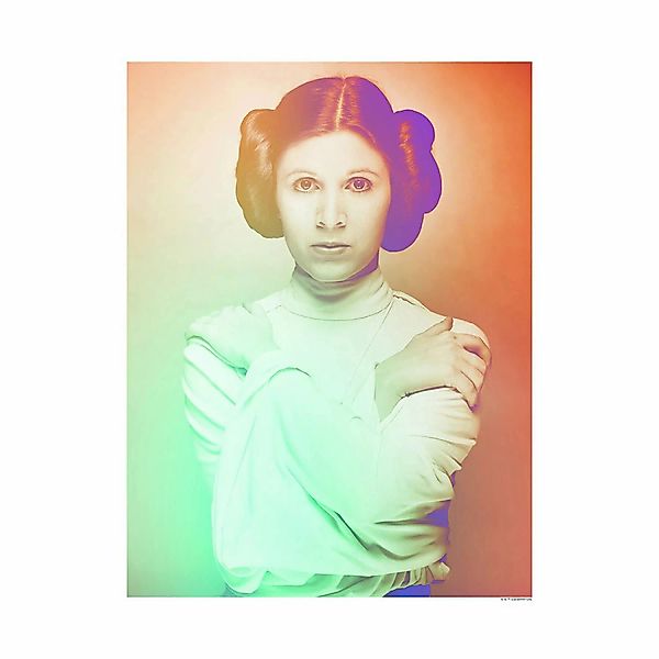 Komar Bild "Star Wars Classic Force Faces Leia", Star Wars, (1 St.), Wandbi günstig online kaufen