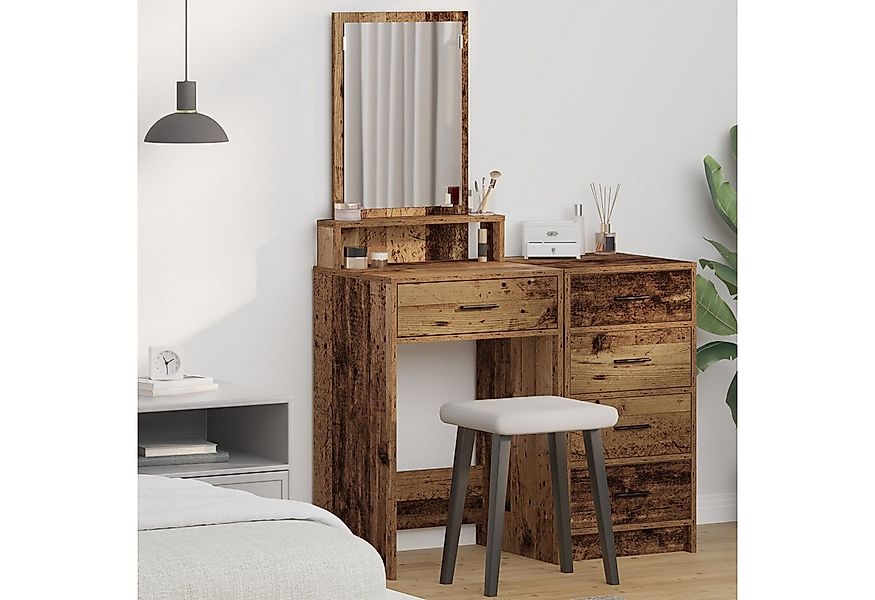 vidaXL Schminktisch Schminktisch Frisiertisch Kosmetiktisch mit Ablage günstig online kaufen