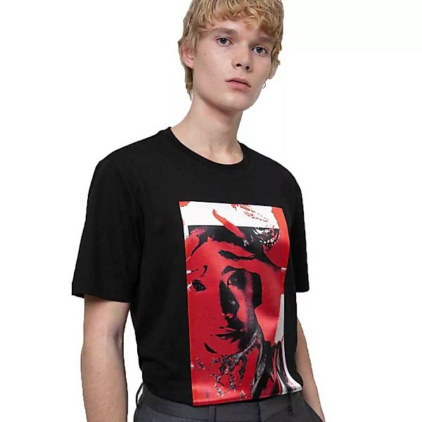 Hugo Dangur Kurzärmeliges T-shirt L Black günstig online kaufen
