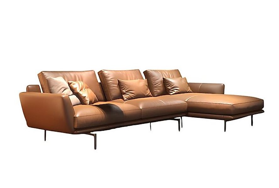 JVmoebel Ecksofa Ledersofa Couch Wohnlandschaft Garnitur Design Modern Sofa günstig online kaufen