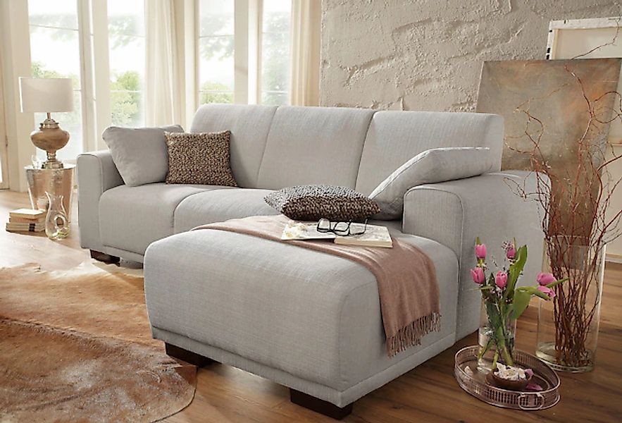 Home affaire Ecksofa "BORNHOLM L-Form mit Recamiere, Maße B/T/H: 234/162/85 günstig online kaufen