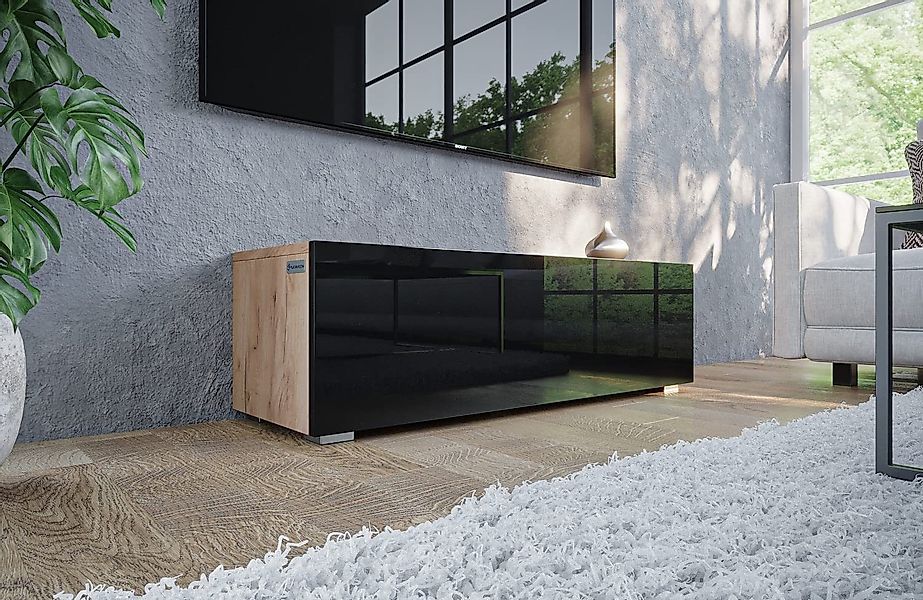 Platan Room Lowboard, Fernsehschrank 105/140/160/210/280cm breit günstig online kaufen