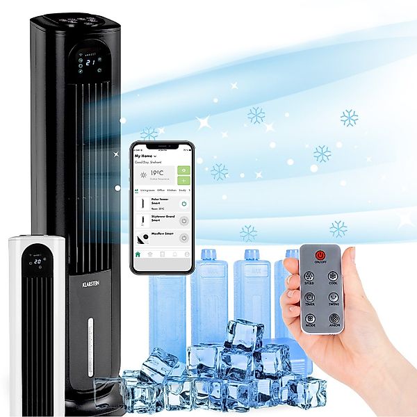 Klarstein Ventilatorkombigerät Polar Tower Smart Luftkühler günstig online kaufen
