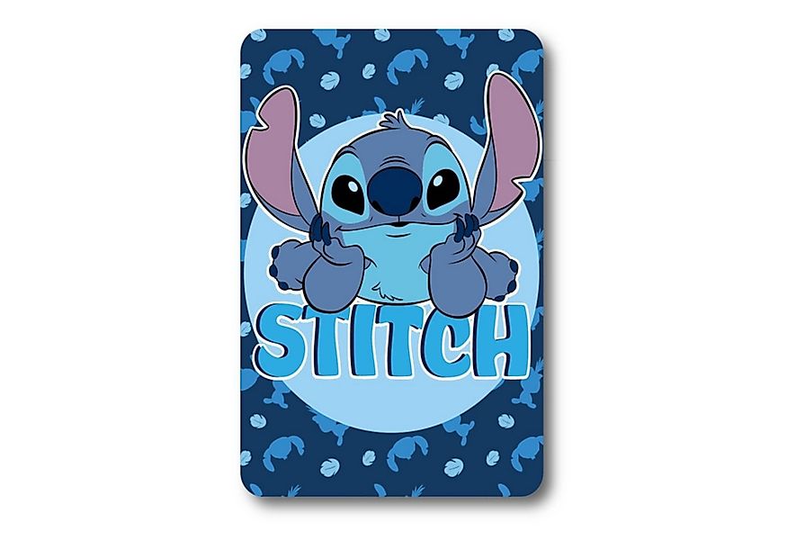 Wohndecke Disney Stitch Fleecedecke Kuscheldecke 100x140 Kinder Decke weich günstig online kaufen