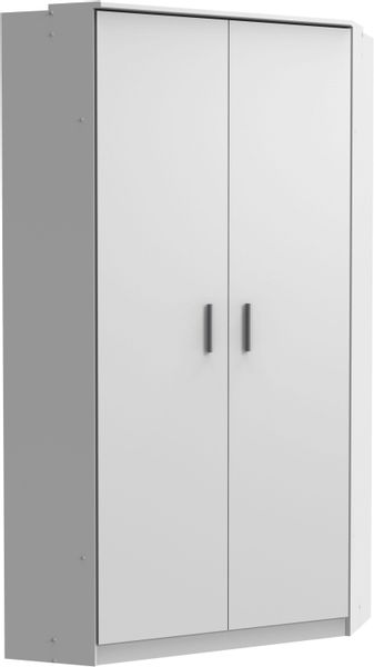 Wimex Eckkleiderschrank "Tromo" mit Hochglanz-Front, verchromte Leisten und günstig online kaufen