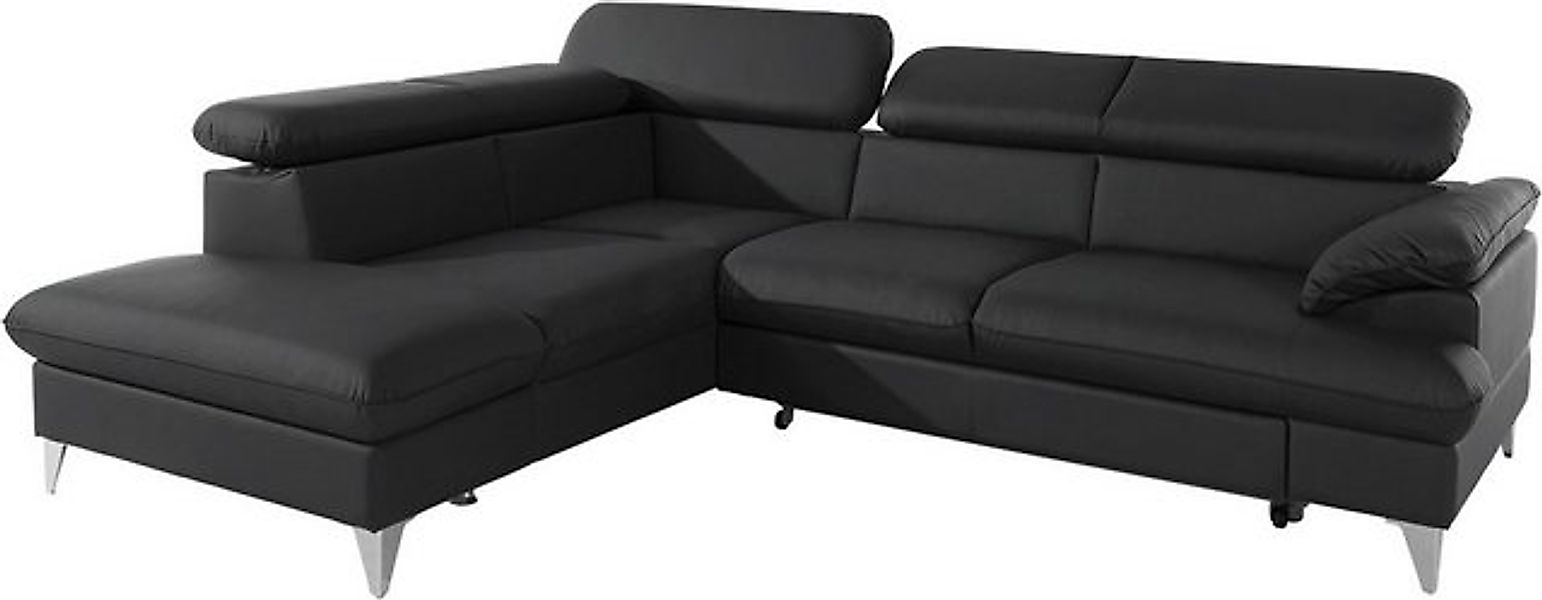 COTTA Polstergarnitur "Caluso L-Form", Set bestehend aus: Ecksofa mit Kopft günstig online kaufen