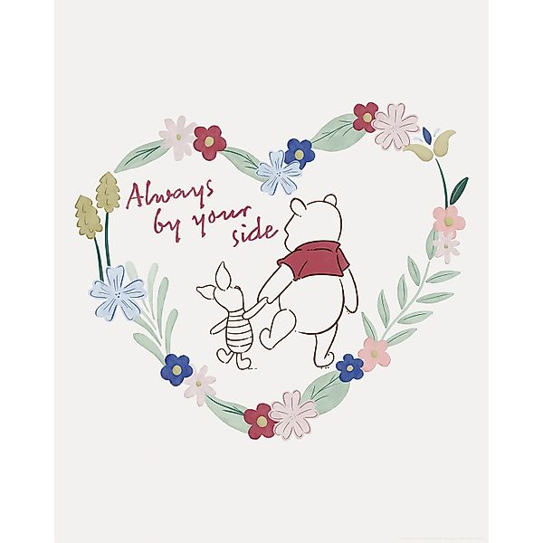 Komar Wandbild Disney Winnie the Pooh Always by Your Side 40 cm x 50 cm Bun günstig online kaufen