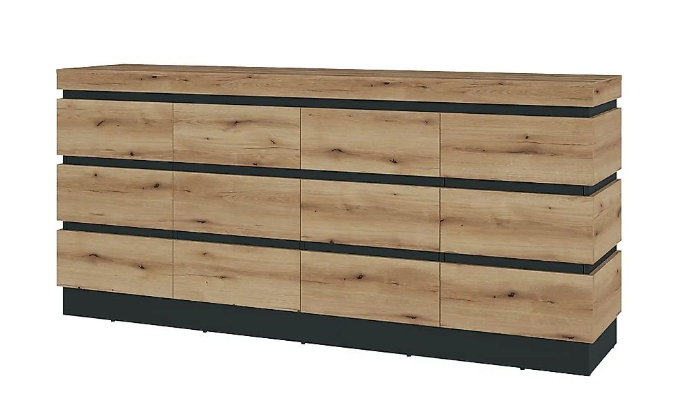 Sideboard  Savoca ¦ holzfarben ¦ Maße (cm): B: 201 H: 93 T: 45.0 Kommoden & günstig online kaufen