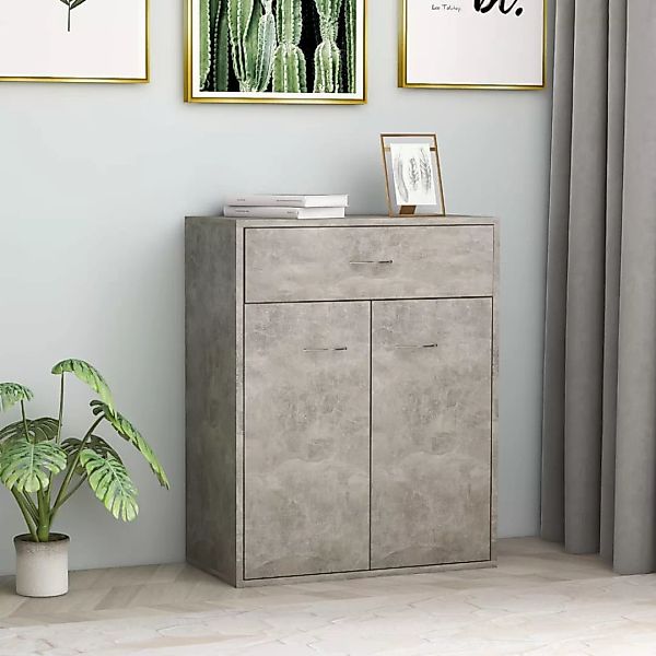 Sideboard Betongrau 60 X 30 X 75 Cm Spanplatte günstig online kaufen