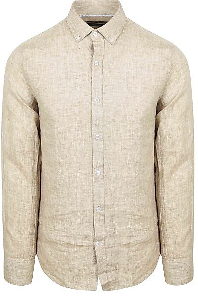 Steppin' Out Hemd Leinen Beige - Größe L günstig online kaufen