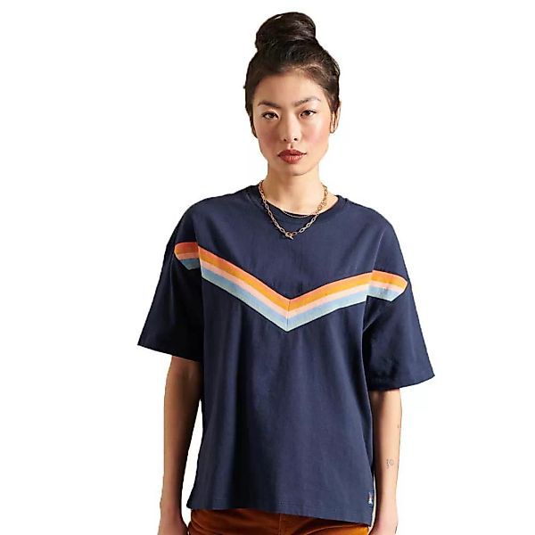 Superdry Cali Boxy Kurzarm T-shirt XL Nautical Navy günstig online kaufen