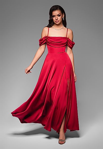 OMBRE Abendkleid Elegantes Off-Shoulder Abendkleid günstig online kaufen