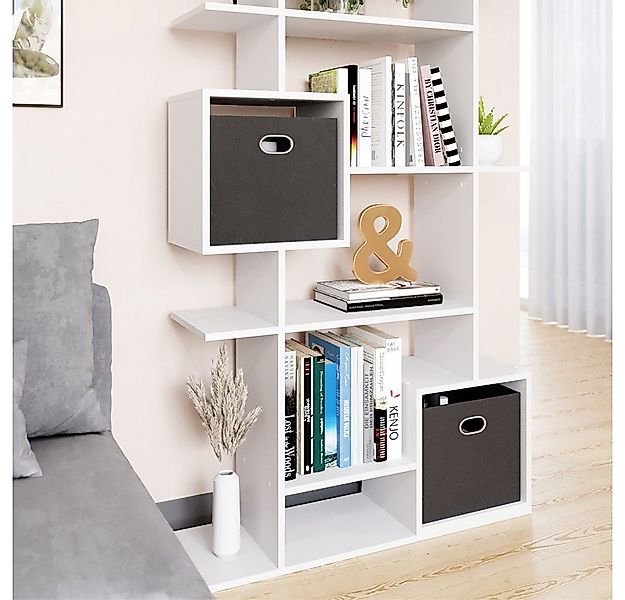 Vicco Raumteiler Cube, Weiß, 92 x 187.7 cm günstig online kaufen