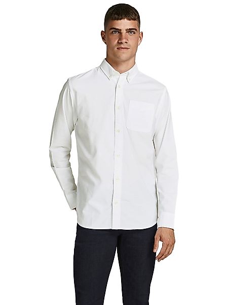 Jack & Jones Herren Freizeit Hemd JPRBROOK OXFORD Slim Fit günstig online kaufen