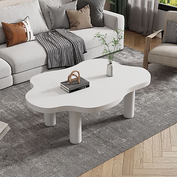 STILVORA Couchtisch Wohnezimmertisch in Wolkenform Beistelltisch günstig online kaufen