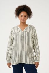 KAFFE Curve Langarmbluse Langarm-Bluse KCmille Große günstig online kaufen