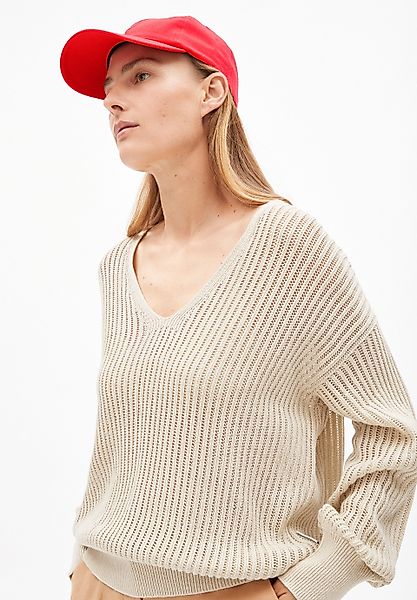 Armedangels Strickpullover RABEAA CROCHET LINO Damen günstig online kaufen