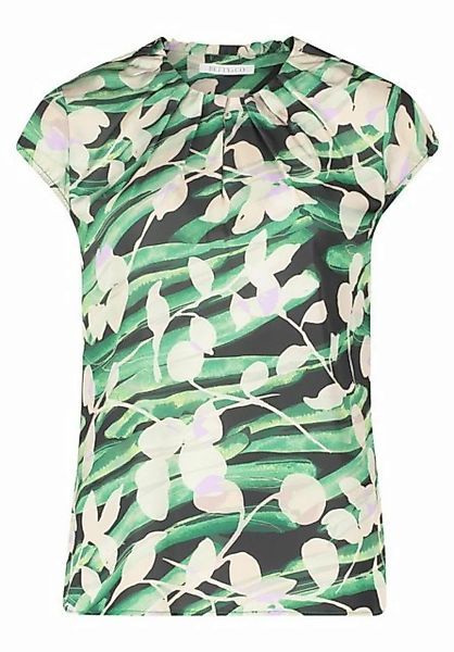 Betty&Co Blusenshirt Bluse Kurz 1/2 Arm, Green/Green günstig online kaufen