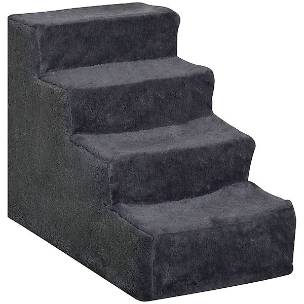 PawHut Hundetreppe 4 Stufen 44 cm Hoch Haustiertreppe für Kleine Hunde Katz günstig online kaufen