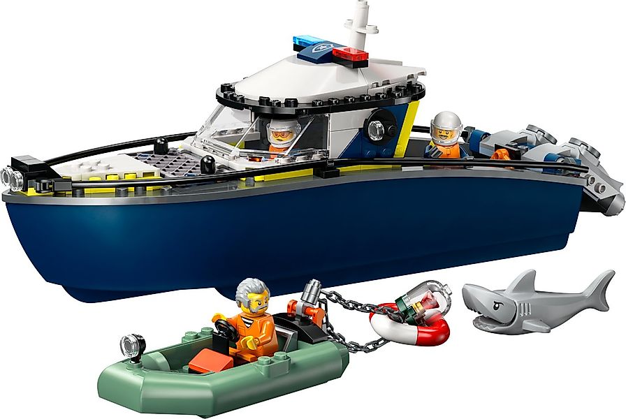 LEGO® City 60456 Verfolgungsjagd im Polizeiboot Spielbausteine, (Set, 264 S günstig online kaufen