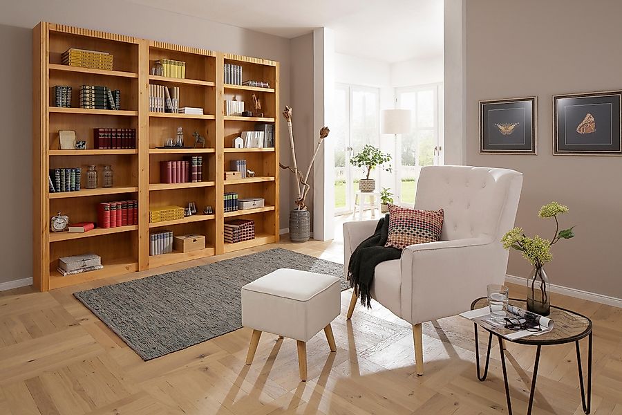 Home affaire Bücherwand Bergen, aus schönem günstig online kaufen