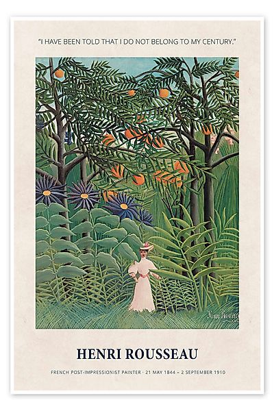 Posterlounge Poster Henri Rousseau, I Do günstig online kaufen