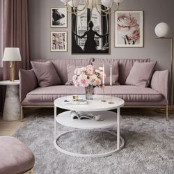 Lookway Couchtisch CIRI GLASS mit Ablage günstig online kaufen
