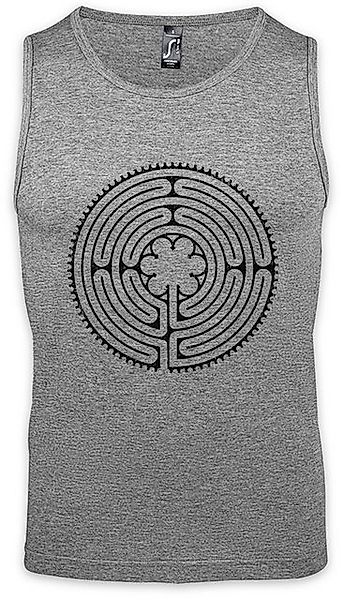 Urban Backwoods Tanktop Flower Maze Ärmelloses T-Shirt Labyrinth Esoterik M günstig online kaufen