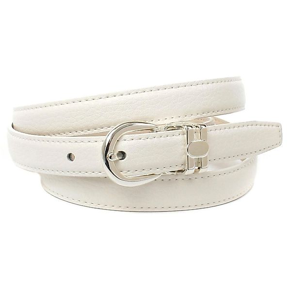 Anthoni Crown Ledergürtel in schmaler Form, helle Rückseite günstig online kaufen