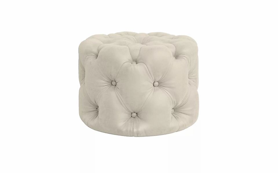 Places of Style Hocker "FOLLINA", Polsterhocker mit klassischer Chesterfiel günstig online kaufen