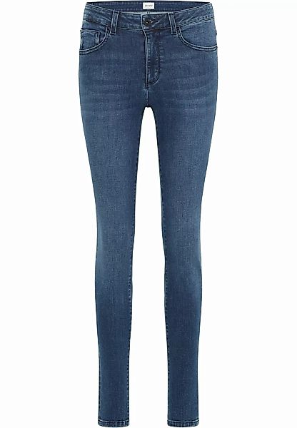 Mustang Damen Jeans SHELBY Skinny Fit - Blau - Blue Denim günstig online kaufen