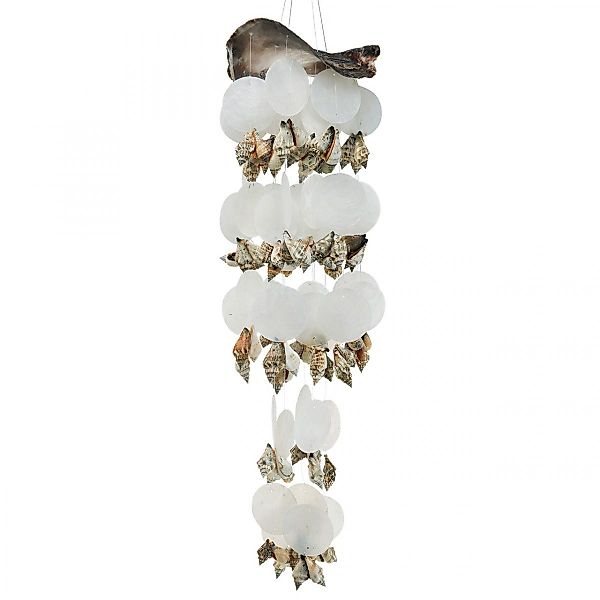 Viana Bastelnaturmaterial Capiz Windspiel Hängedeko Muscheln günstig online kaufen