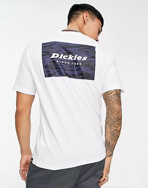Dickies – Animal Box – T-Shirt mit Rückenprint in Weiß günstig online kaufen