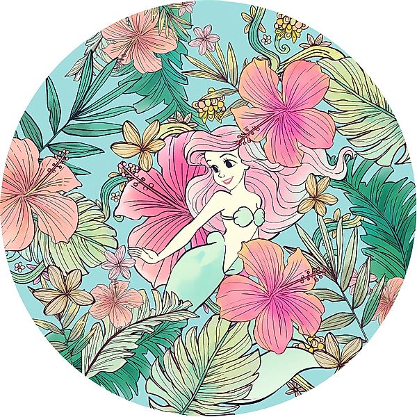 Disney Selbstklebende Runde Tapete Arielle Die Meerjungfrau Multicolor Ø 12 günstig online kaufen