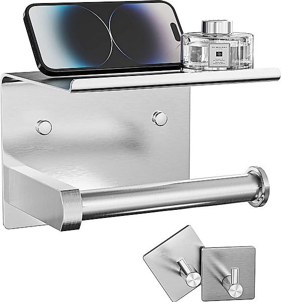 Refined Living Toilettenpapierhalter Ohne Bohren,Selbstklebend Klopapierhal günstig online kaufen