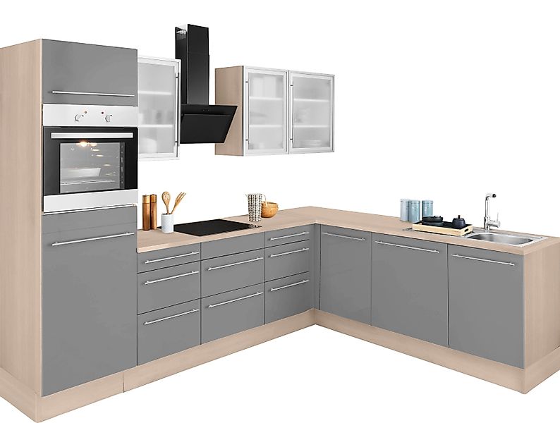 OPTIFIT Winkelküche "Bern", Stellbreite 285x225 cm, wahlweise mit E-Geräten günstig online kaufen