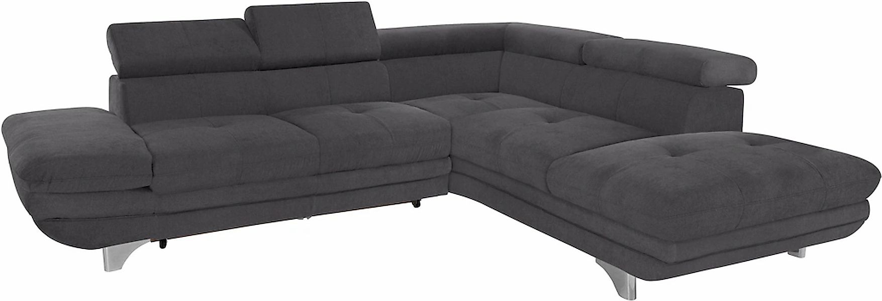 COTTA Ecksofa "Enterprise L-Form", mit Arm- & Kopfteilverstellung, wahlweis günstig online kaufen