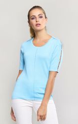 Passioni 3/4 Arm-Pullover mit Cut Outs günstig online kaufen