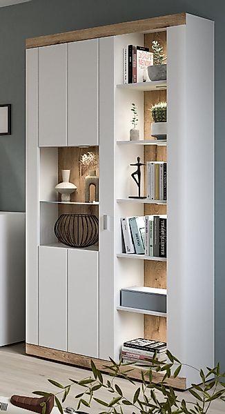 Inn.Furn Stauraumvitrine Sopela (Schrank in weiß günstig online kaufen