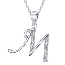 Morella Kette mit Anhänger Buchstabenkette Halskette günstig online kaufen