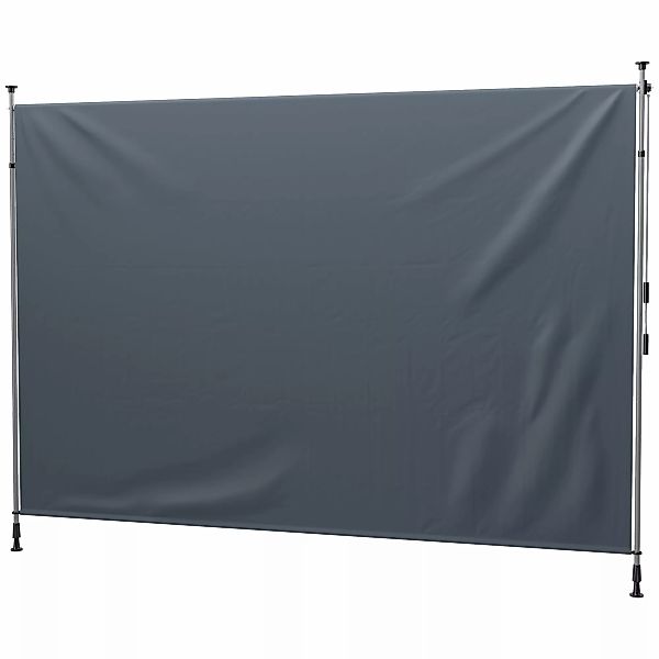 Outsunny Klemmmarkise mit Handkurbel höhenverstellbar Gelenkarmmarkise Mark günstig online kaufen