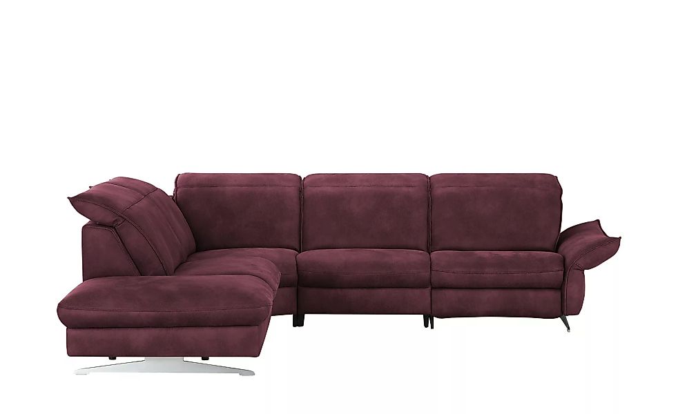 Mein Sofa bold Ecksofa  Michelle - rot - 258 cm - 81 cm - 106 cm - Polsterm günstig online kaufen