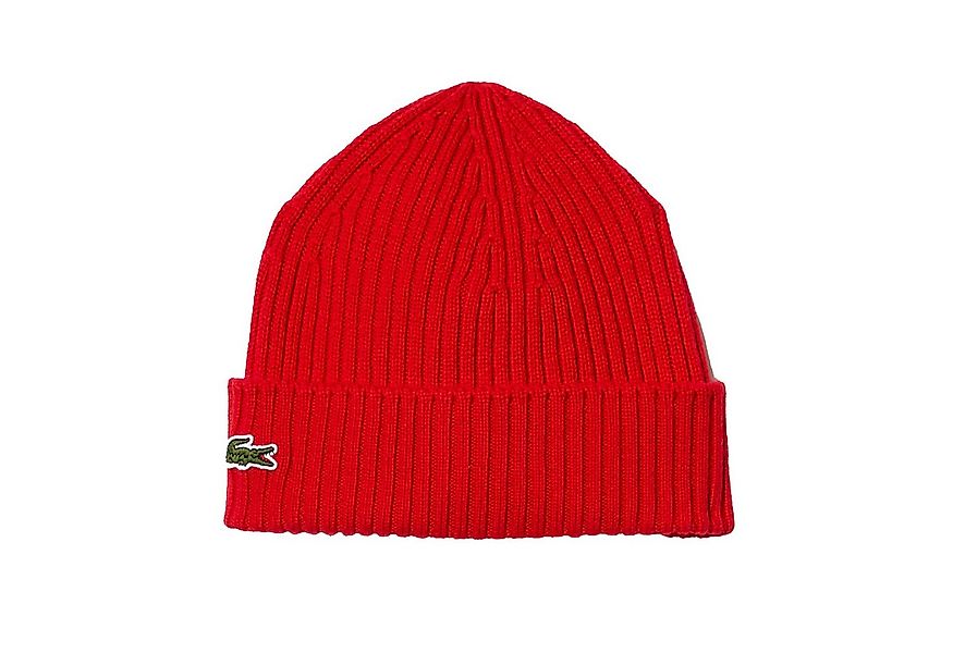 Lacoste Beanie Unisex Mütze Wolle günstig online kaufen