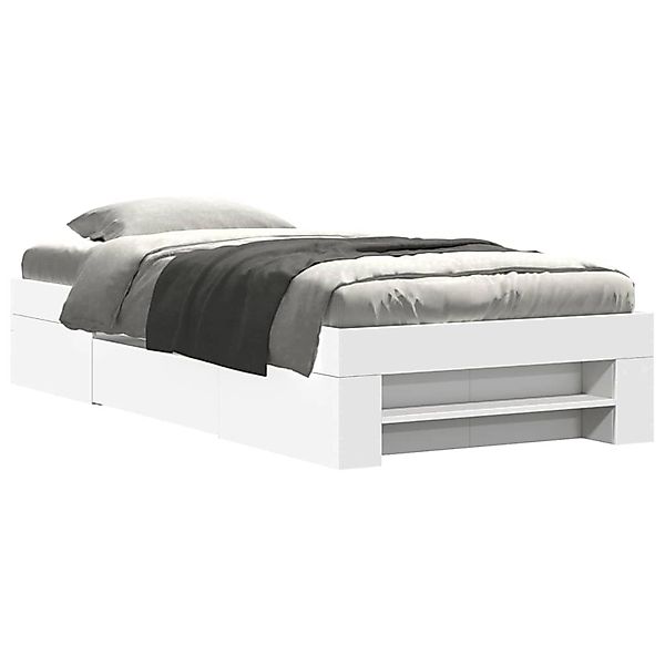 vidaXL Bettgestell Weiß 90x190 cm Holzwerkstoff 3295520 günstig online kaufen