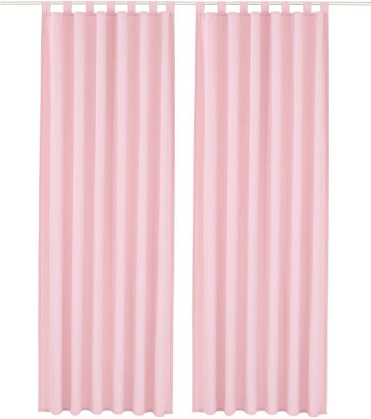 my home Vorhang "Parry" Schlaufen 2 Stk. tlg. 2-er Set, blickdicht, monochr günstig online kaufen