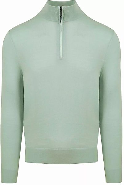 Suitable Merino Half Zip Pullover Grün - Größe XL günstig online kaufen