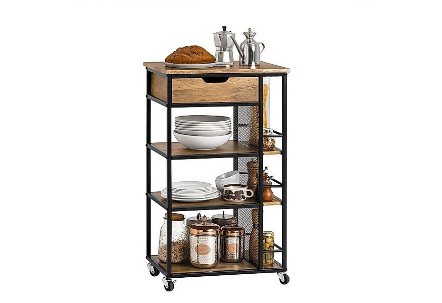 SoBuy Küchenwagen FKW99, Rollwagen Barwagen Sevierwagen Küchenrollwagen Küc günstig online kaufen