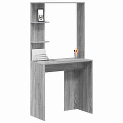 vidaXL Schreibtisch Schreibtisch Grau Sonoma 78,5 günstig online kaufen