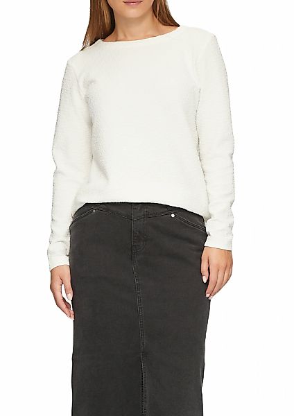 s.Oliver Longsweatshirt, mit Crinkle Optik günstig online kaufen